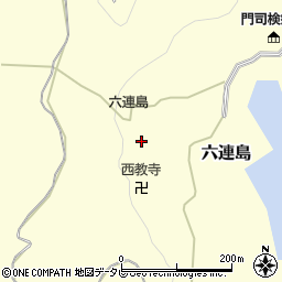 山口県下関市六連島120周辺の地図
