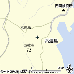山口県下関市六連島111周辺の地図