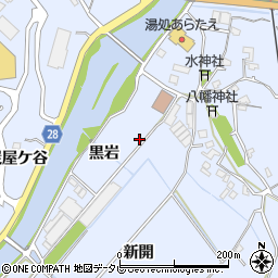 徳島県小松島市立江町黒岩8周辺の地図