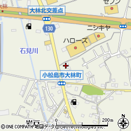 徳島県小松島市大林町（宮ノ本）周辺の地図