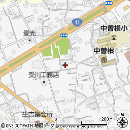 愛媛県四国中央市中曽根町1431-2周辺の地図