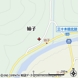 和歌山県日高郡日高川町姉子155周辺の地図