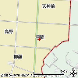 徳島県小松島市坂野町平間周辺の地図