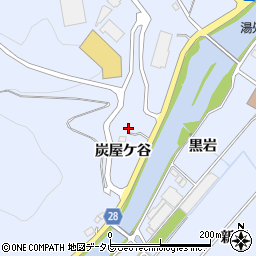 徳島県小松島市立江町炭屋ケ谷周辺の地図