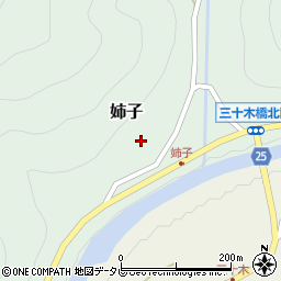 和歌山県日高郡日高川町姉子116周辺の地図