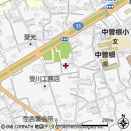 愛媛県四国中央市中曽根町1431-4周辺の地図