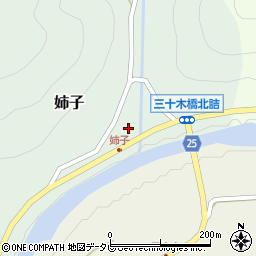 和歌山県日高郡日高川町姉子140周辺の地図