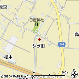 徳島県小松島市坂野町シヅ田周辺の地図