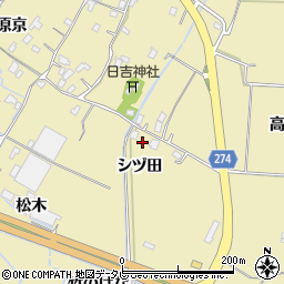 徳島県小松島市坂野町（シヅ田）周辺の地図