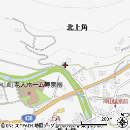 徳島県神山町（名西郡）神領（北上角）周辺の地図