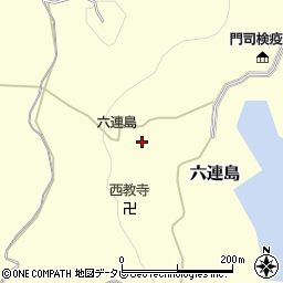山口県下関市六連島109周辺の地図