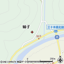 和歌山県日高郡日高川町姉子166周辺の地図