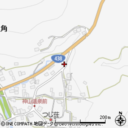 徳島県名西郡神山町神領本上角282-1周辺の地図