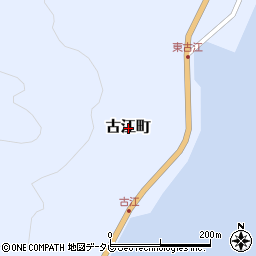 三重県尾鷲市古江町周辺の地図