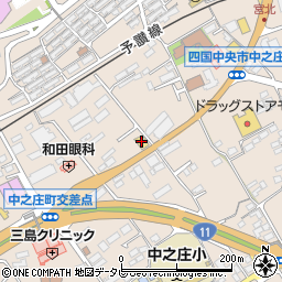 ガスト伊予三島店周辺の地図