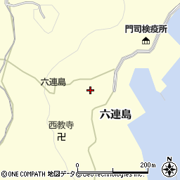 山口県下関市六連島103周辺の地図