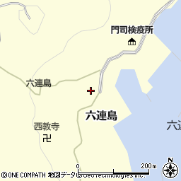 山口県下関市六連島96周辺の地図