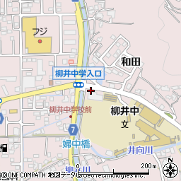 和田橋周辺の地図