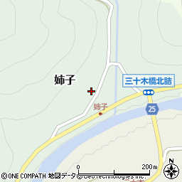 和歌山県日高郡日高川町姉子153周辺の地図