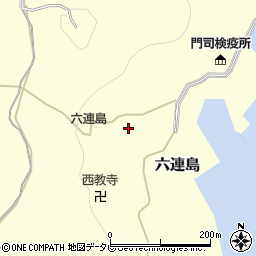 山口県下関市六連島105周辺の地図