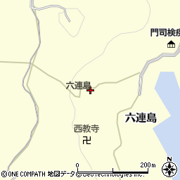 山口県下関市六連島87周辺の地図