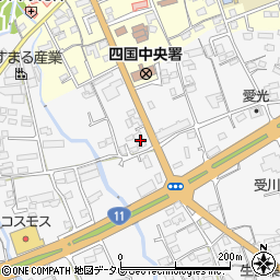 愛媛県四国中央市中曽根町1673周辺の地図