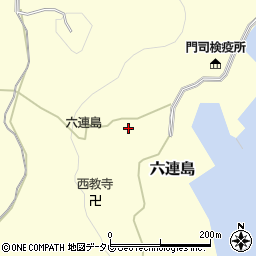 山口県下関市六連島104周辺の地図