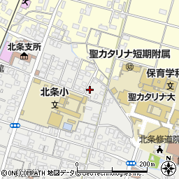 愛媛県松山市北条辻20-3周辺の地図