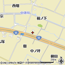 徳島県小松島市坂野町佃周辺の地図