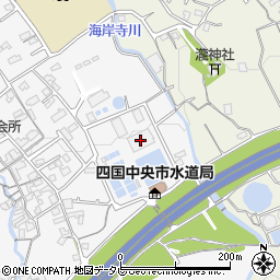 四国中央市役所　水道局水道総務課総務係上水道周辺の地図