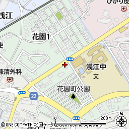 山口県光市花園周辺の地図