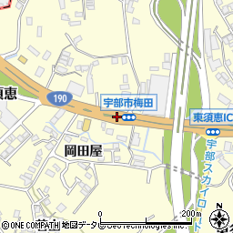 上梅田周辺の地図