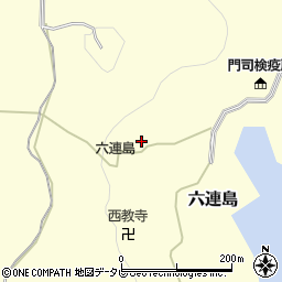 山口県下関市六連島58周辺の地図