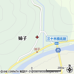 和歌山県日高郡日高川町姉子147周辺の地図