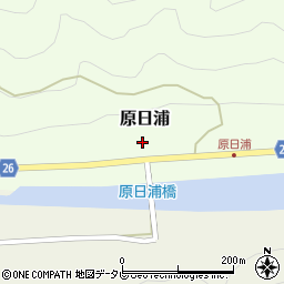 和歌山県日高郡日高川町原日浦212周辺の地図