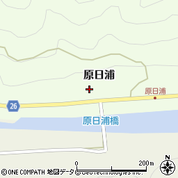 和歌山県日高郡日高川町原日浦229周辺の地図