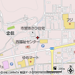 建設山口周辺の地図