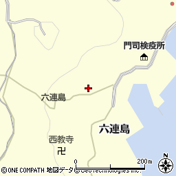 山口県下関市六連島54周辺の地図