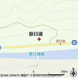 和歌山県日高郡日高川町原日浦207周辺の地図