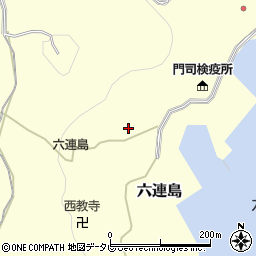 山口県下関市六連島53周辺の地図
