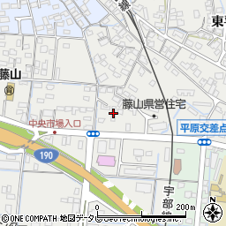 厚東川荘周辺の地図