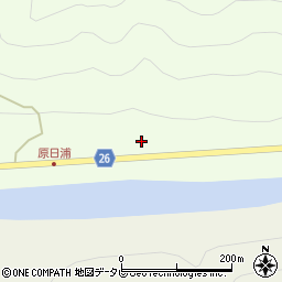 和歌山県日高郡日高川町原日浦137周辺の地図