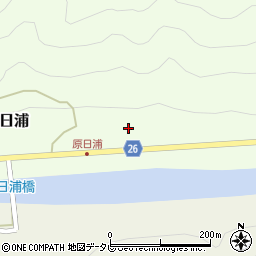 和歌山県日高郡日高川町原日浦153周辺の地図