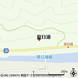 和歌山県日高郡日高川町原日浦232周辺の地図