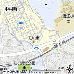 山口県光市中村町周辺の地図
