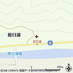和歌山県日高郡日高川町原日浦180周辺の地図