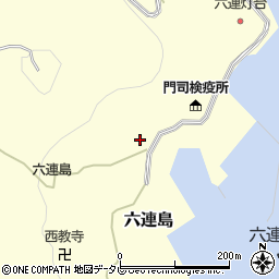 山口県下関市六連島3周辺の地図