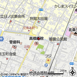 伊予銀行北条支店 ＡＴＭ周辺の地図