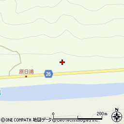 和歌山県日高郡日高川町原日浦141周辺の地図