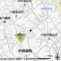 愛媛県四国中央市中曽根町691-1周辺の地図